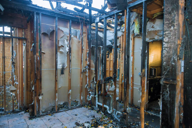 Professional Fire Damage Repair technician working in Darby, PA